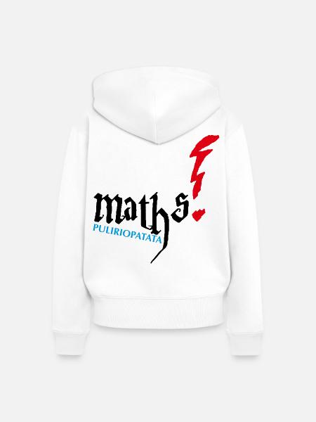 Mathematik Puliriopatata - Frauen Premium Bio Zip Hoodie - Weiß