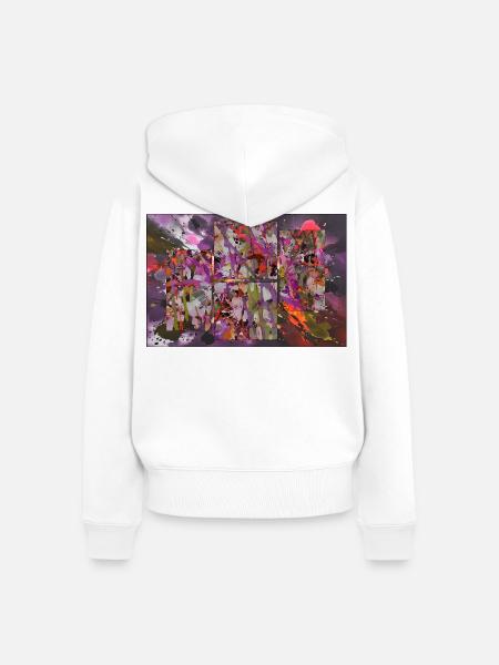 schichtigkeiten - Frauen Premium Bio Zip Hoodie - Weiß