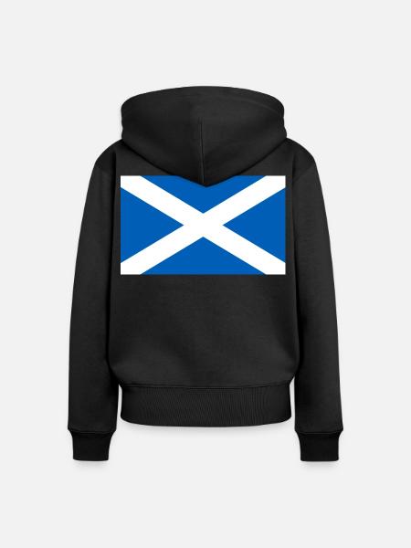 Schottland - Frauen Premium Bio Zip Hoodie - Schwarz