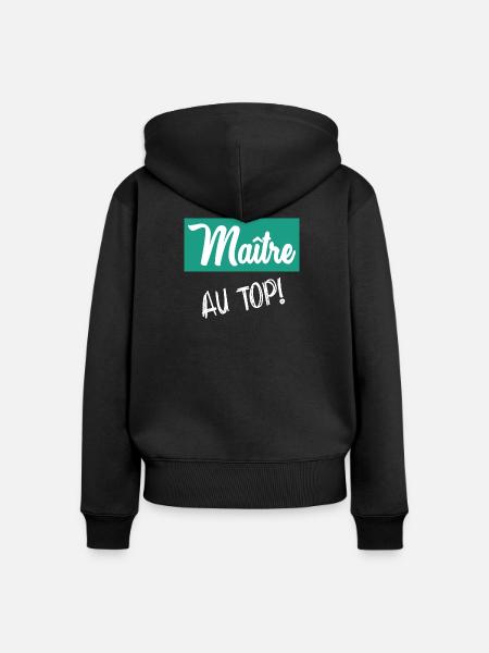 MEISTER. MEISTER - Frauen Premium Bio Zip Hoodie - Schwarz