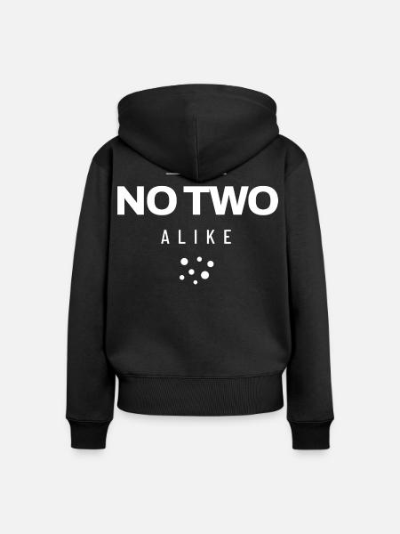 Dalmatiner Vierbeiner Flecken Dalmatinermama Hunde - Frauen Premium Bio Zip Hoodie - Schwarz