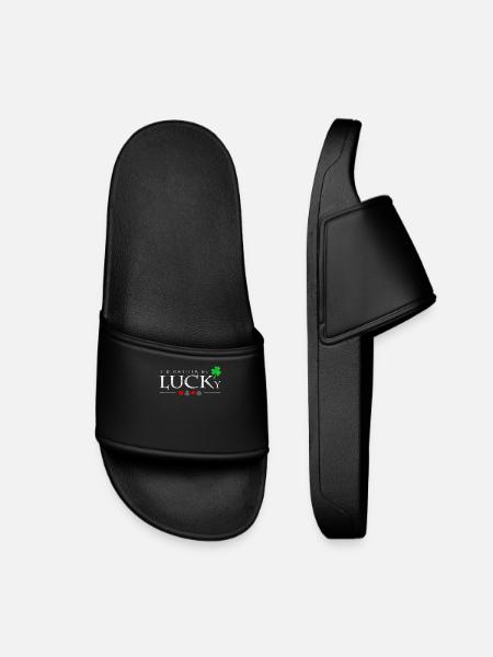 Je serais plutôt chanceux en disant un cadeau de joueur de poker - Claquettes enfant - noir