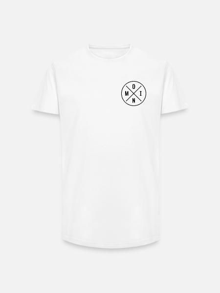MOIN - Long Fit Männer T-Shirt - Weiß