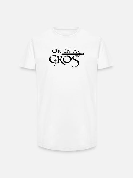 On en a gros - T-shirt coupe longue homme - blanc
