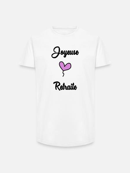 RETIREMENT. RETIREMENT. RETIRED. RETIREMENT - Long Fit Men's T-Shirt - white