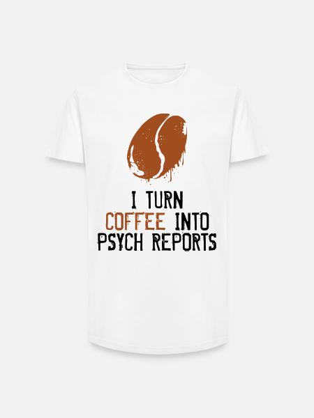 psychologist - Long Fit Men's T-Shirt - white