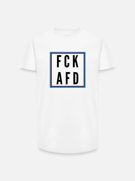 AFD Nein Danke! - Long Fit Männer T-Shirt - Weiß