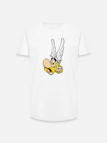 Asterix & Obelix Portrait Astérix - T-shirt coupe longue homme - blanc