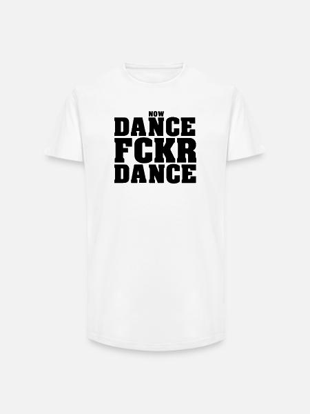 Danse Fckr Danse - T-shirt coupe longue homme - blanc