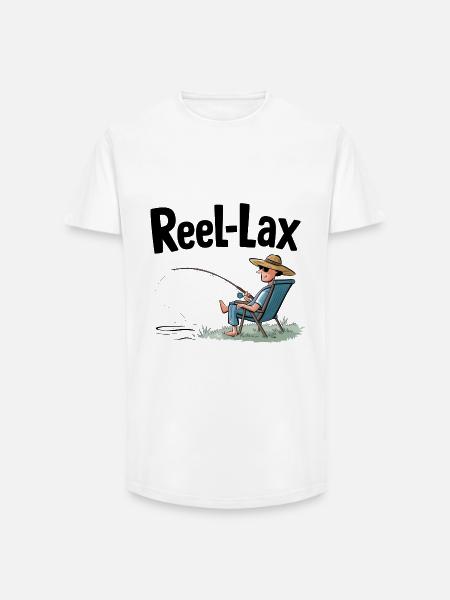 Reel laxiste - T-shirt coupe longue homme - blanc