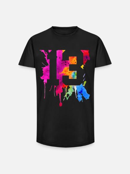 13 ANS 13E ANNIVERSAIRE - T-shirt coupe longue homme - noir