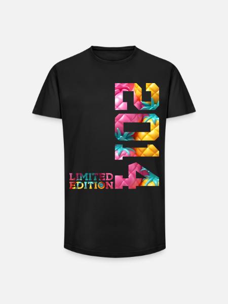 12TH BIRTHDAY LIMITED EDITION 2014 - Long Fit Men's T-Shirt - black