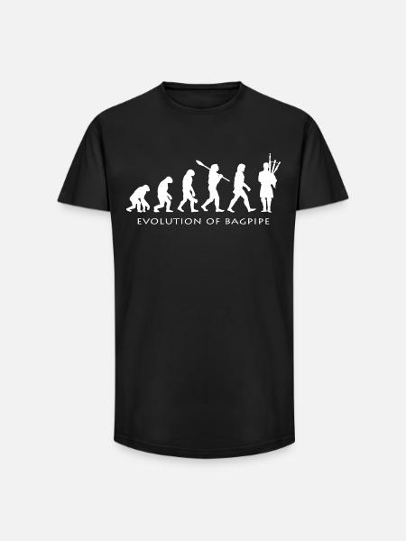 bagpipes - Long Fit Men's T-Shirt - black