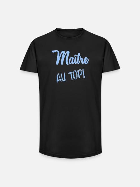 MASTER. MASTER - Long Fit Men's T-Shirt - black
