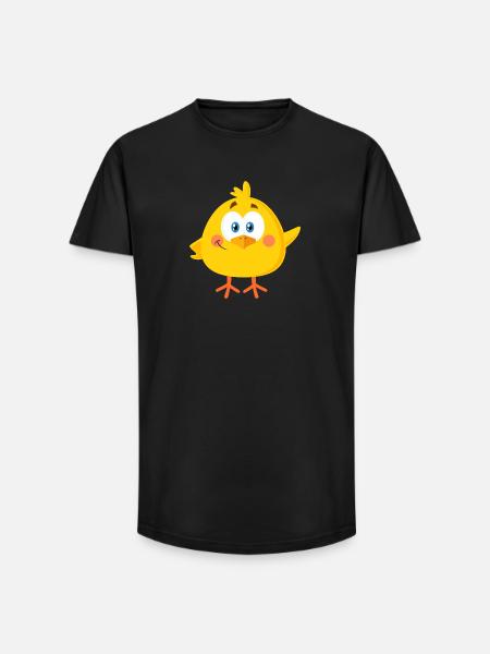Little chick - Long Fit Men's T-Shirt - black