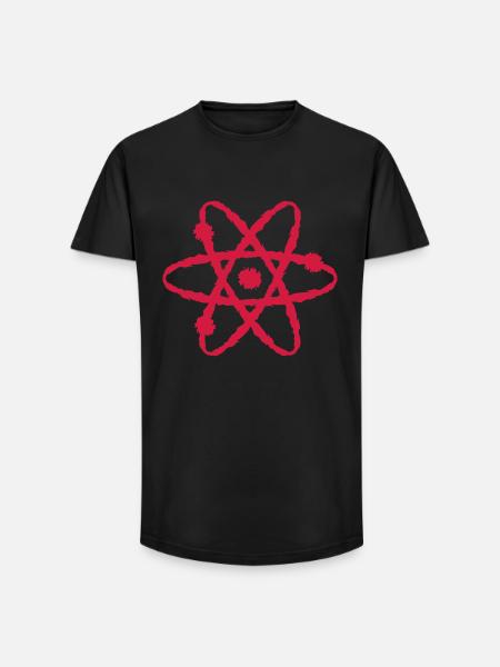 Scientific symbol - Long Fit Men's T-Shirt - black