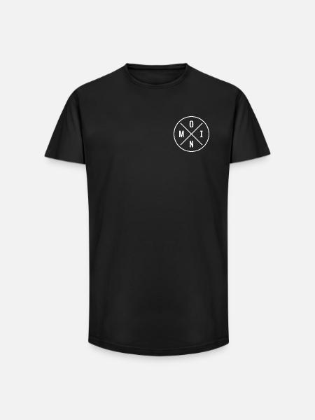 Moin - Long Fit Männer T-Shirt - Schwarz
