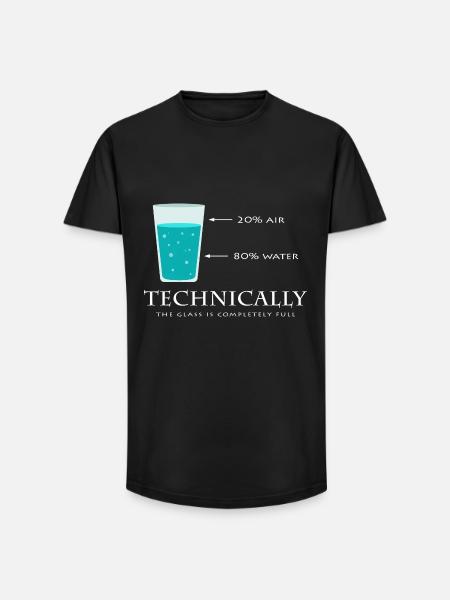 science - Long Fit Men's T-Shirt - black