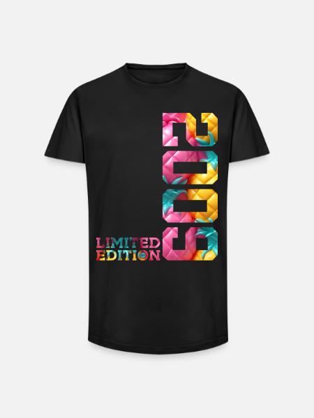 17TH BIRTHDAY LIMITED EDITION 2009 - Long Fit Men's T-Shirt - black