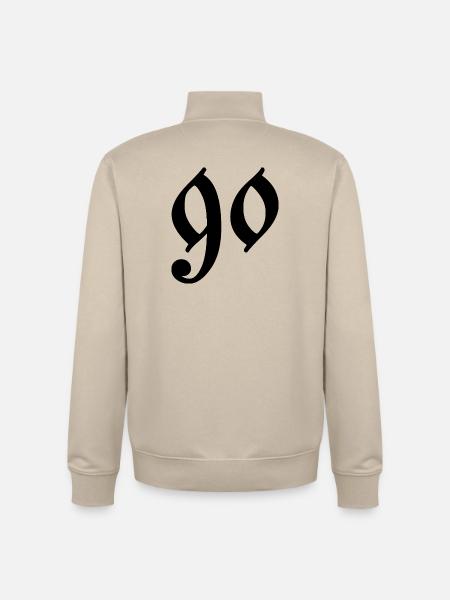 90 - Sweat zippé unisexe en coton bio Stanley/Stella - beige crème