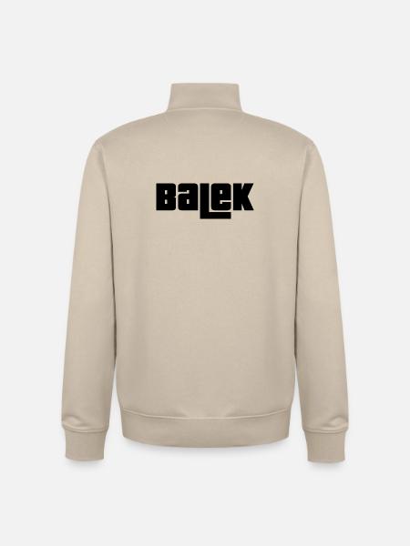 Balek - Sweat zippé unisexe en coton bio Stanley/Stella - beige crème
