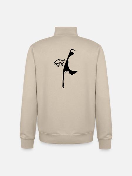 Insel Sylt - Unisex Organic Zip Sweatshirt von Stanley/Stella - Cremebeige