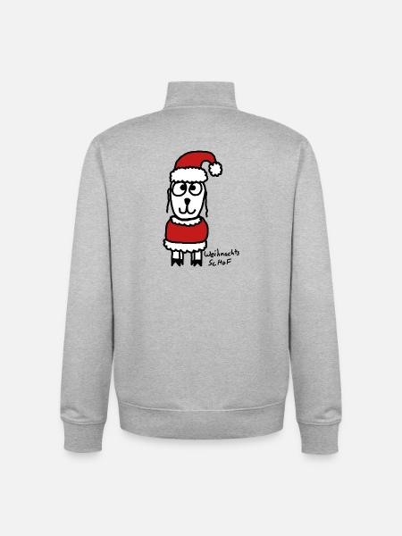 Weihnachts ScHoF - Unisex Organic Zip Sweatshirt von Stanley/Stella - Grau meliert
