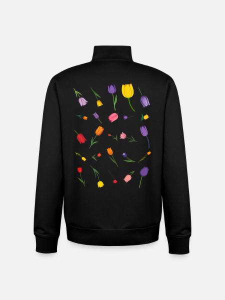 Source - Sweat zippé unisexe en coton bio Stanley/Stella - noir