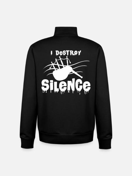 Dudelsack - Unisex Organic Zip Sweatshirt von Stanley/Stella - Schwarz