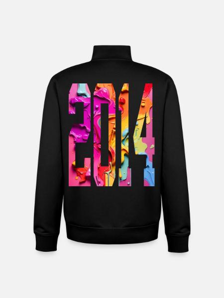 BUNT 12TH BIRTHDAY 2014 - Unisex Organic Zip Sweatshirt by Stanley/Stella - black