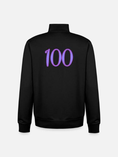 100 - Sweat zippé unisexe en coton bio Stanley/Stella - noir