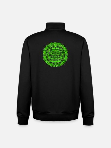 Techno Music Logo - Unisex Organic Zip Sweatshirt by Stanley/Stella - black