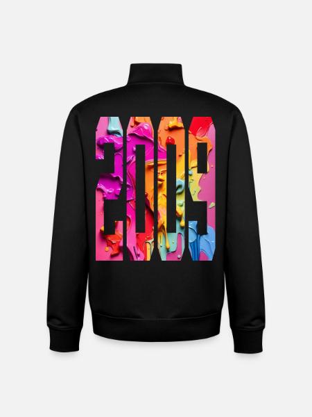 BUNT 17TH BIRTHDAY 2009 - Unisex Organic Zip Sweatshirt by Stanley/Stella - black