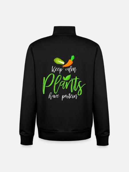 Vegan - Unisex Organic Zip Sweatshirt by Stanley/Stella - black
