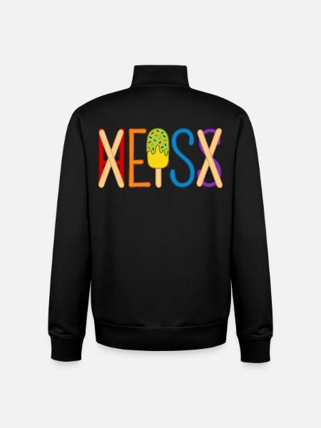 Eis - heiß - H EIS S - Unisex Organic Zip Sweatshirt von Stanley/Stella - Schwarz
