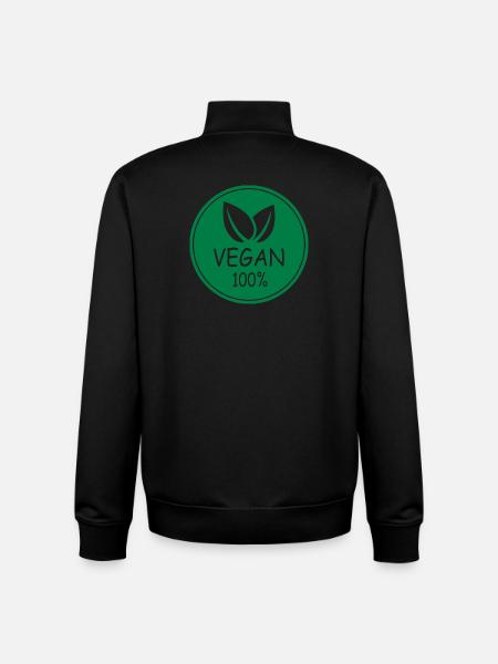 vegan 100% - Unisex Organic Zip Sweatshirt von Stanley/Stella - Schwarz
