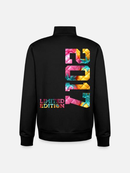 9TH BIRTHDAY LIMITED EDITION 2017 - Unisex Organic Zip Sweatshirt by Stanley/Stella - black