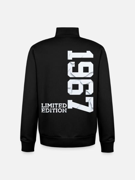 59TH BIRTHDAY LIMITED EDITION 1967 - Unisex Organic Zip Sweatshirt by Stanley/Stella - black
