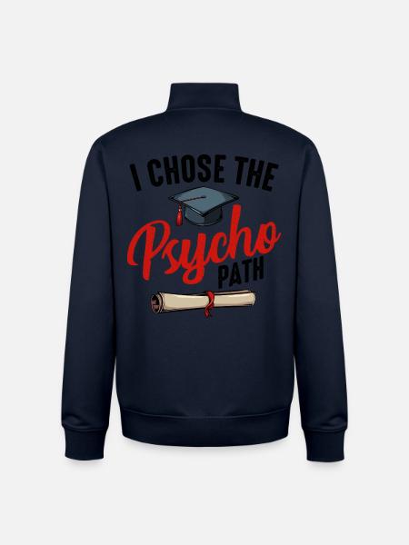 psychologue - Sweat zippé unisexe en coton bio Stanley/Stella - marine