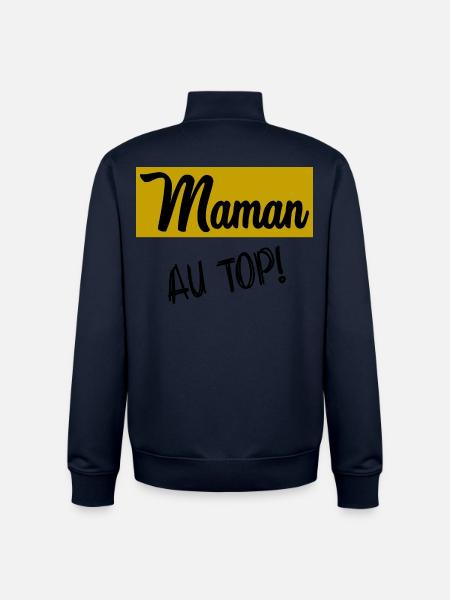 GRANNY. MOTHER'S DAY - Unisex Organic Zip Sweatshirt by Stanley/Stella - navy