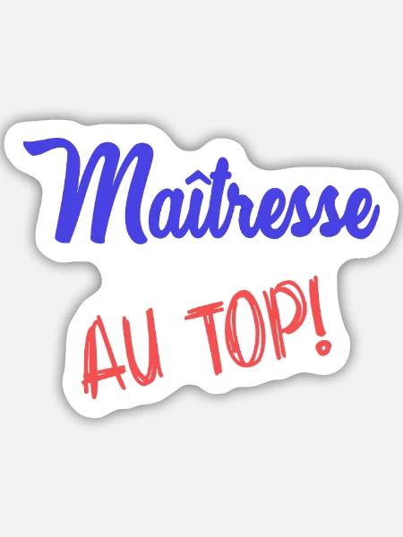GELIEBTE - Sticker Größe M (15 x 15 cm) - Mattweiß