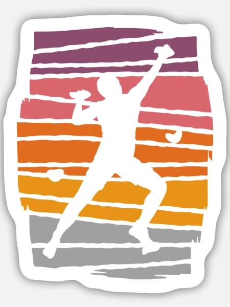 Bouldern Bergsteiger Boulder Klettern - Sticker Größe M (15 x 15 cm) - Mattweiß