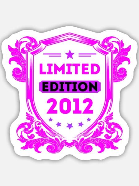 2012 - Sticker Größe M (15 x 15 cm) - Mattweiß