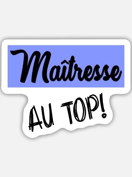 GELIEBTE - Sticker Größe M (15 x 15 cm) - Mattweiß