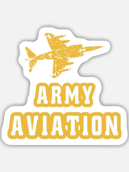 Heeresfliegerei - Sticker Größe M (15 x 15 cm) - Mattweiß