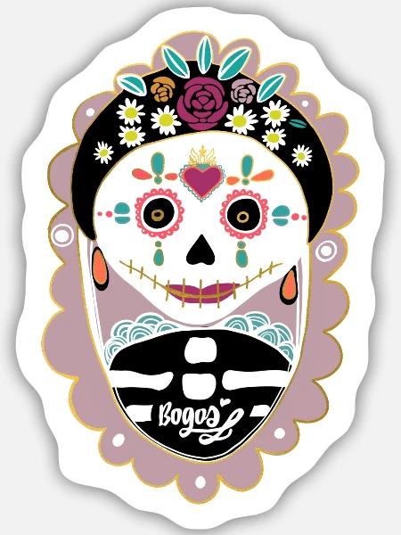 Halloween 🎃 - Sticker Größe M (15 x 15 cm) - Mattweiß