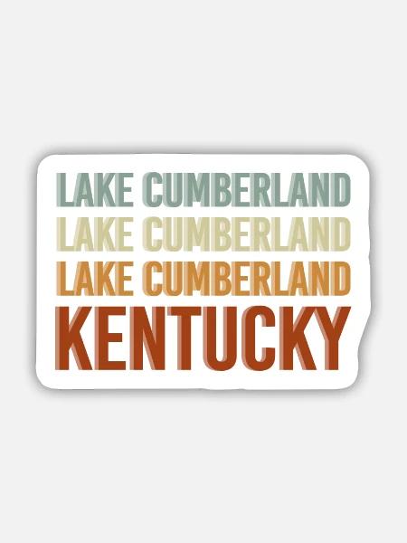 Kentucky Cumberland - Sticker Größe M (15 x 15 cm) - Mattweiß