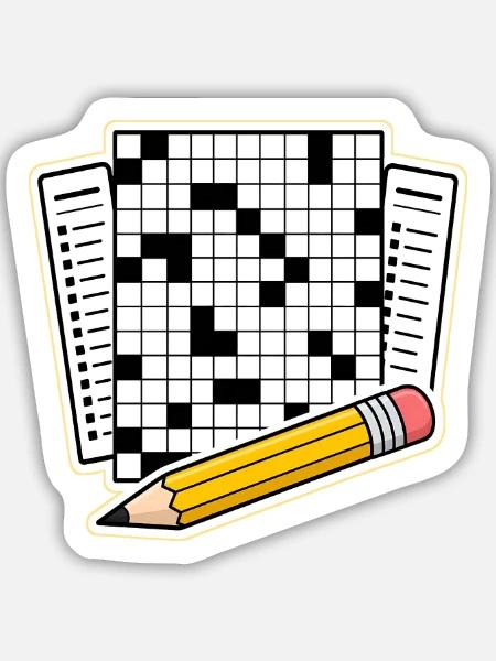 CLUE GRID READY - Sticker Größe M (15 x 15 cm) - Mattweiß