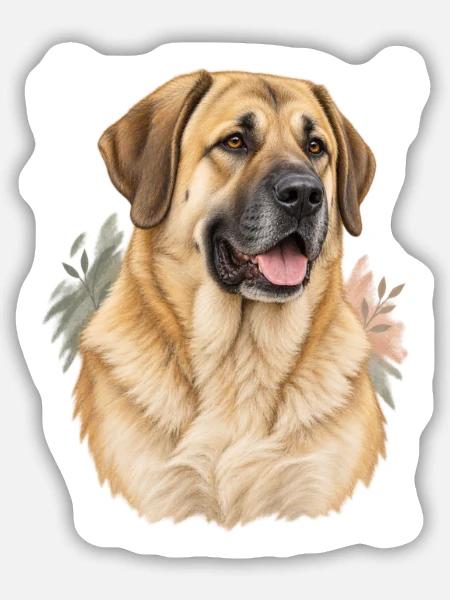Sarabi - Sticker Größe M (15 x 15 cm) - Mattweiß