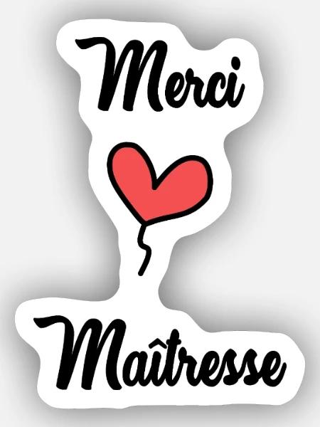 Geliebte - Sticker Größe XS (5 x 5 cm) - Mattweiß